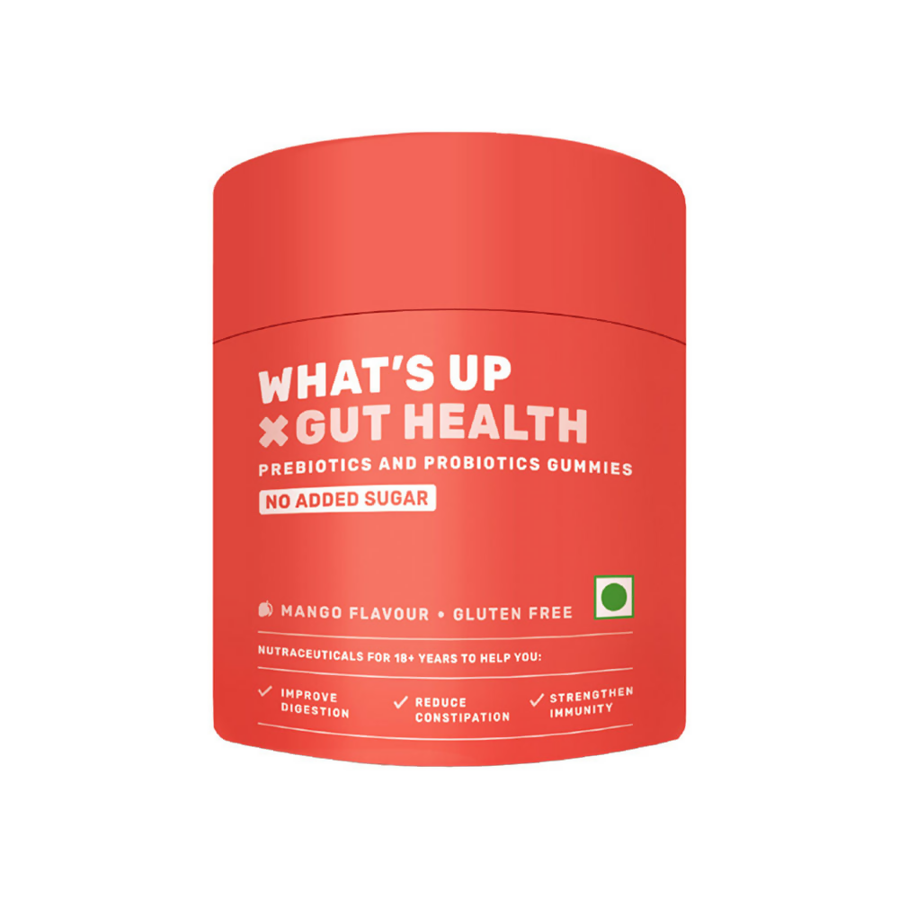 What's Up Wellness Gut Health Prebiotic & Probiotic Gummies - Mango Flavor