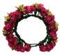 Pink & Gold Flower Gajra