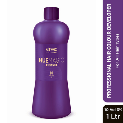 Streax Professional Hue Magic Developer For Hair Colour - 10 Volume 3%