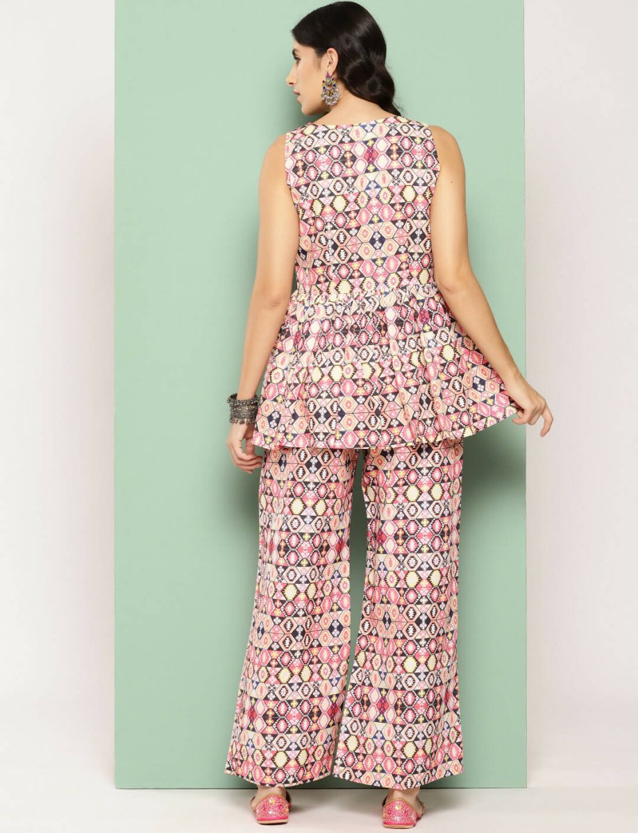 Ahalyaa Women's Traditional Wear Co-ods - Off-white