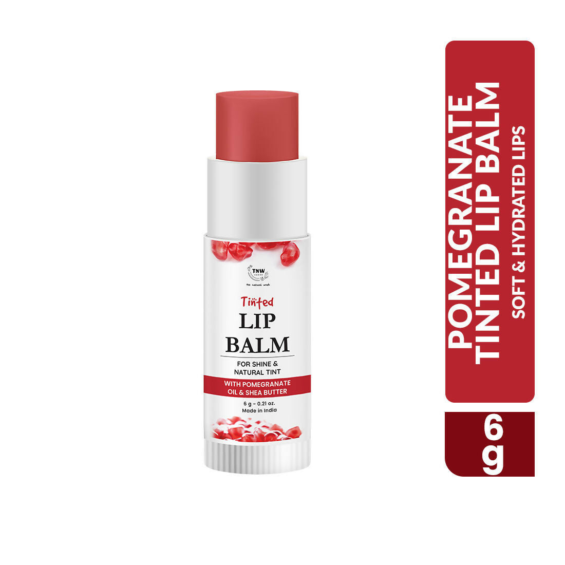 The Natural Wash Moisturizing Pomegranate Tinted Lip Balm