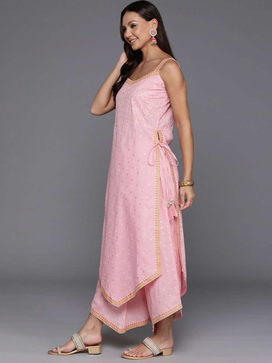 Ahalyaa Women's Traditional wear Kurta Set - Pink