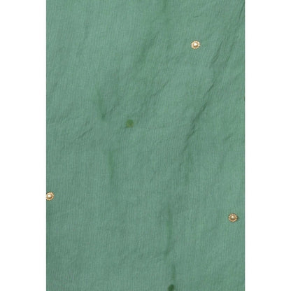 A R Silk Rama green Color Chandna Orgenza cotton Dupattas & Chunnis