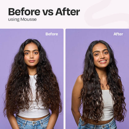 Manetain Hair Mousse for Dry and Frizzy Hair