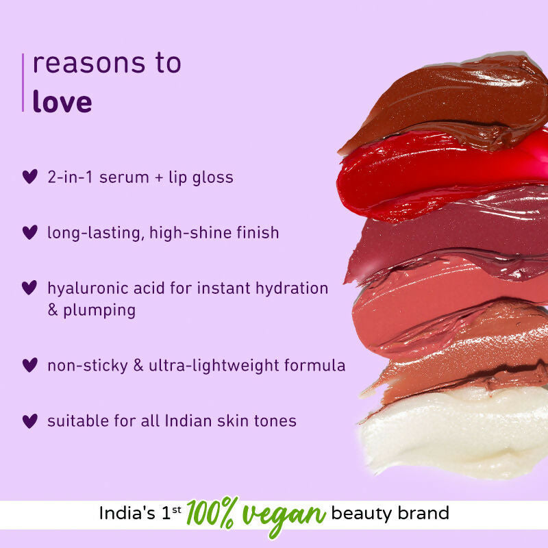 Plum Dermahues Serum Lip Gloss - 05 Magenta Flare