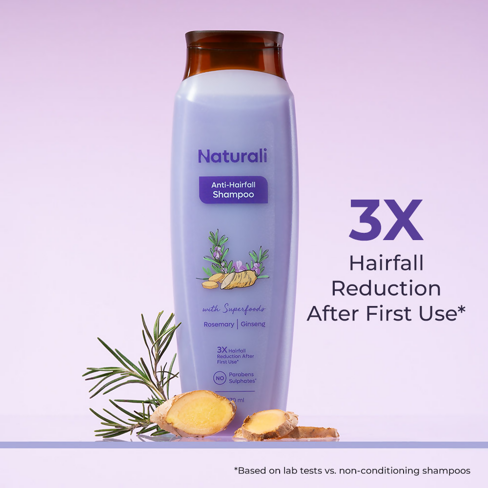 Naturali Anti-Hairfall Shampoo with Rosemary Oil & Ginseng Extract