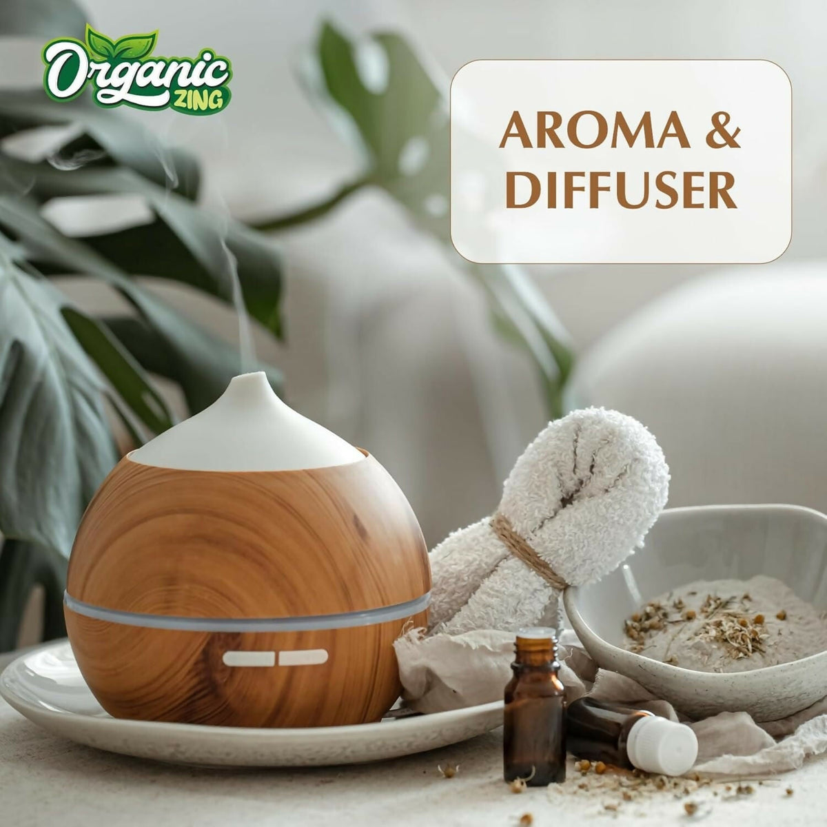 Organic Zing Myrrh Aroma & Diffuser Oil for Festive Season