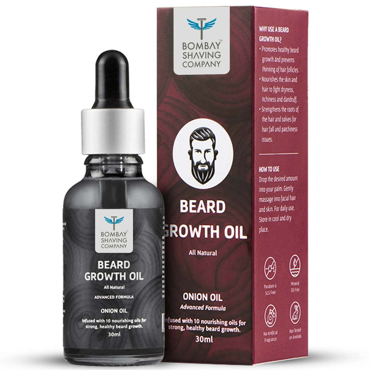 Bombay Shaving Company Beard Growth Onion Oil