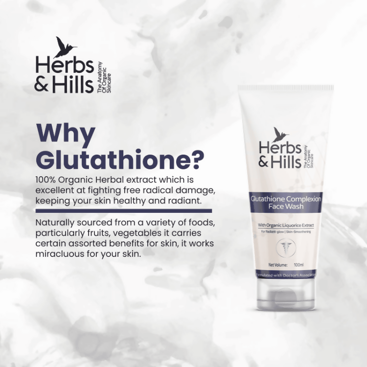 Herbs & Hills Glutathione Complexion Face Wash