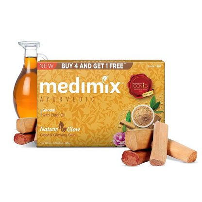 Medimix Ayurvedic Sandal Bathing Soap With Eladi Oil