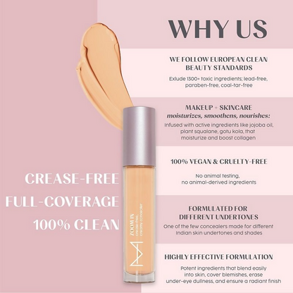 House Of Makeup Zoom In Crease-Free, Creamy Concealer - M02 Medium Skin Tone