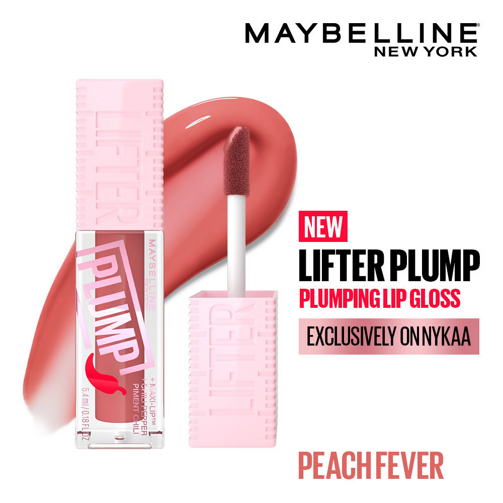 Maybelline New York Lifter Plump - Plumping Lip Gloss - Peach Fever