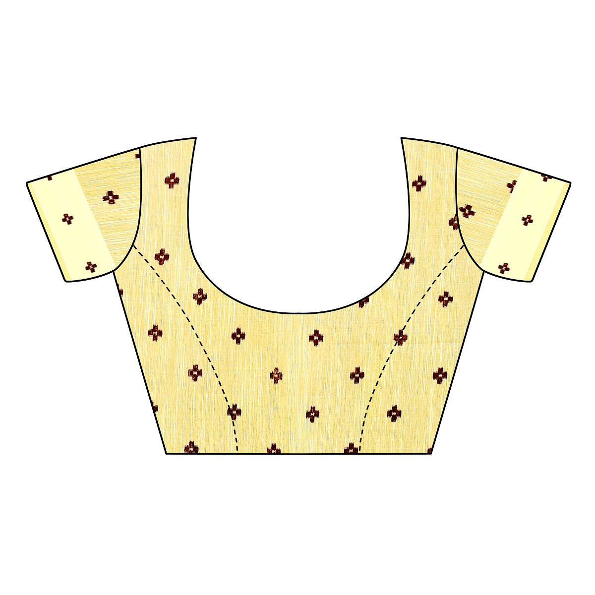 Vamika Linen Satin Border Yellow Bollywood Style Saree