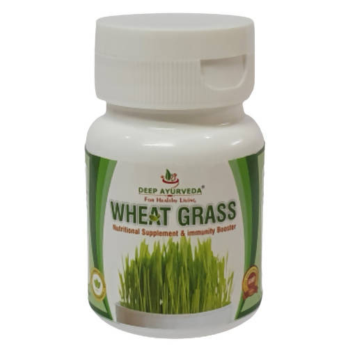 Deep Ayurveda Wheat Grass 500mg Veg Capsules