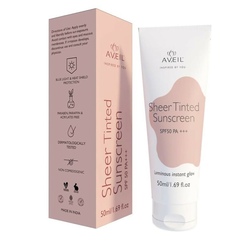 Aveil Sheer Tinted Sunscreen SPF 50 PA +++