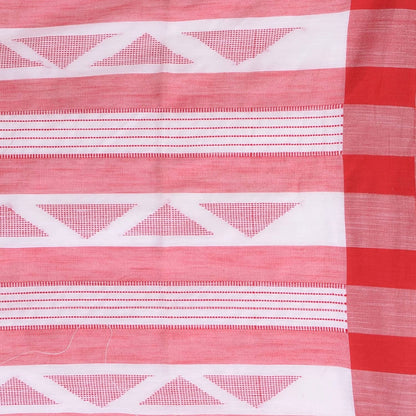 Piyari Fashion Handloom White Cotton Saree