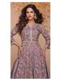 Aarshi Fashions Purple Shimmer Wedding Gowns