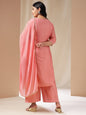 Janasya Pink Chanderi Embellished Set