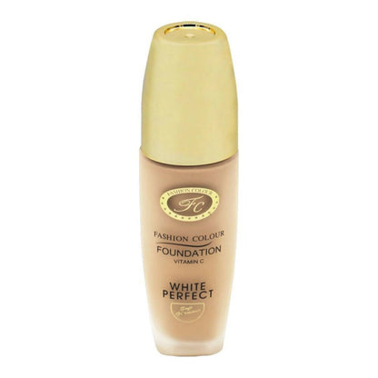 Fashion Colour White Perfect Vitamin C Foundation-01 Pearl White (Fair Skin Tone)