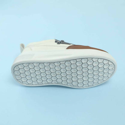 Tiny Bugs Boys Lace Up Casual Shoes - Brown