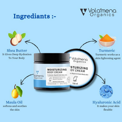 Volamena Moisturizing Body Cream With Hyluronic Acid