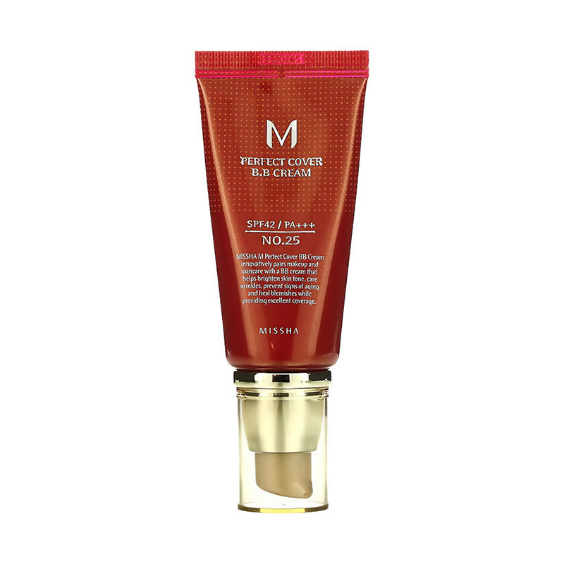 Missha Perfect Cover Bb Cream Spf42 Pa+++ - No.25 Warm Beige