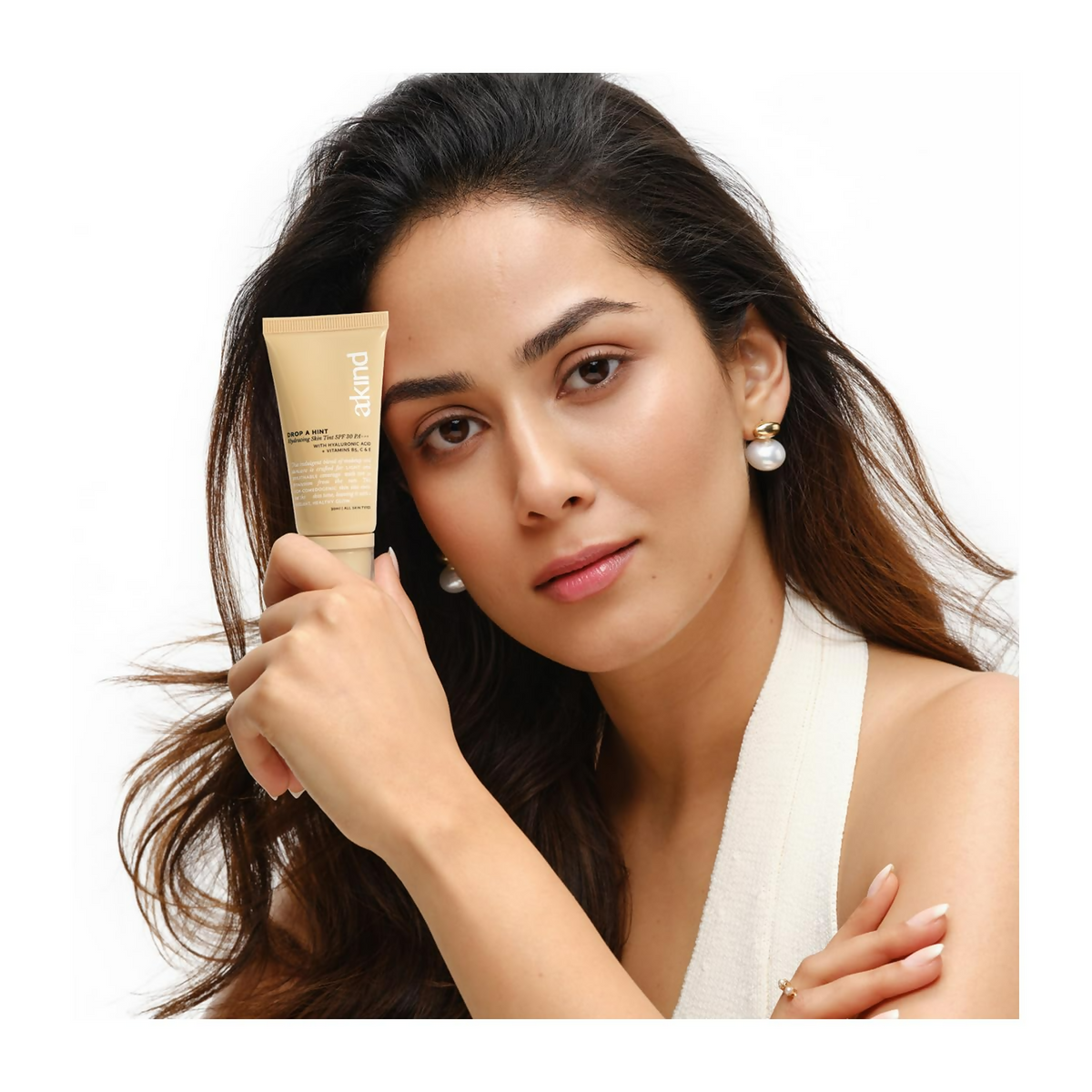 Akind Drop A Hint Hydrating Skin Tint Spf 30 Pa+++160 Caramel