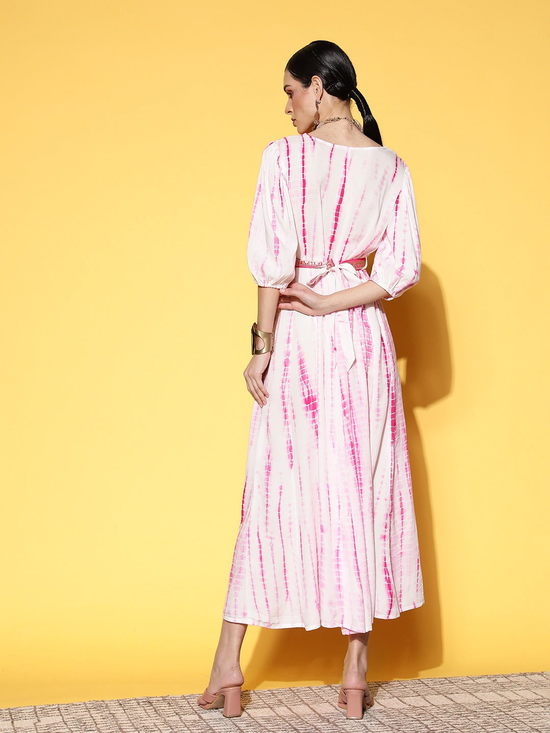 Yufta Pink Midi Dress
