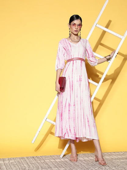 Yufta Pink Midi Dress