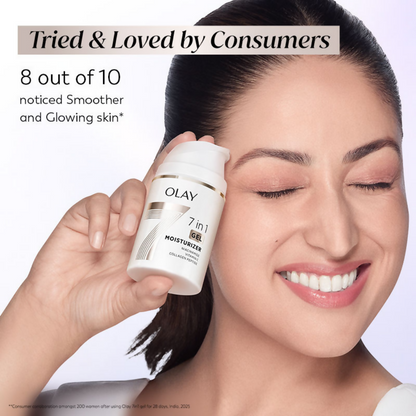 Olay 7in1 Gel Moisturizer with Niacinamide, Vitamin C, Collagen Peptide