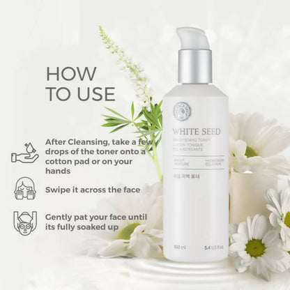 The Face Shop White Seed Brightening Toner - Korean Skincare