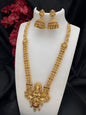 Jewel City Magnificent Gold-Plated Lakshmi Pendant Necklace Set