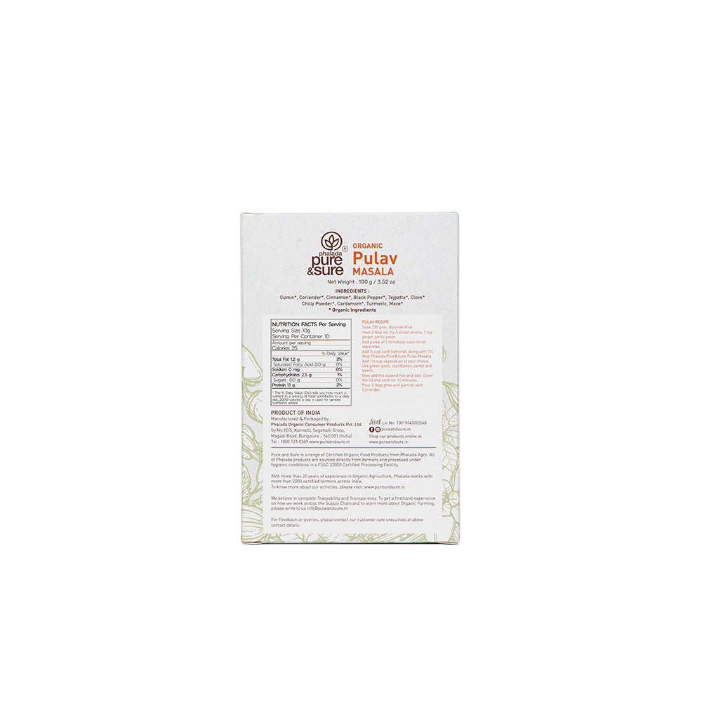 Pure & Sure Organic Pulav Masala