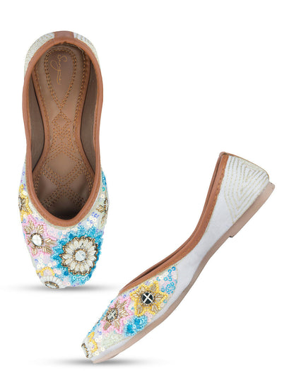 Desi Colour Women Indian Ethnic Footwear-Heavy Emb -8