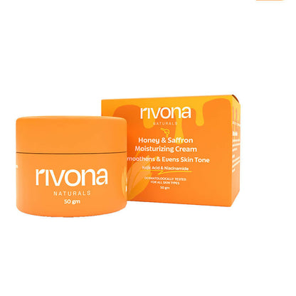 Rivona Naturals Honey And Saffron Face Moisturizing Cream