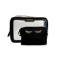 Colorbar Pouch Lips & Lashes Box Pouch (Set Of Two) - Black