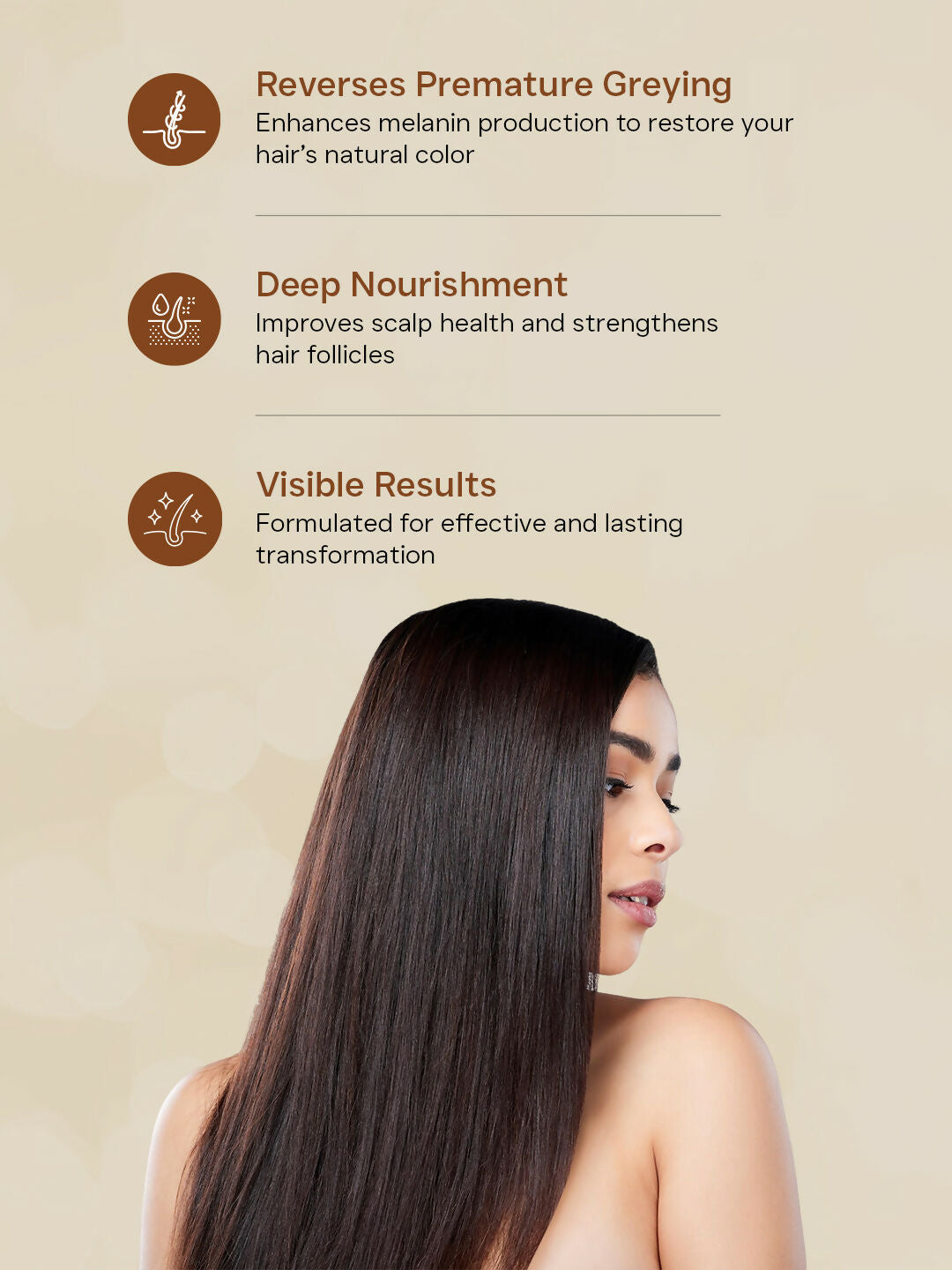 Flawora Set of Anti-Grey Hair Serum, D-Tan Lotion and Gold Face Serum