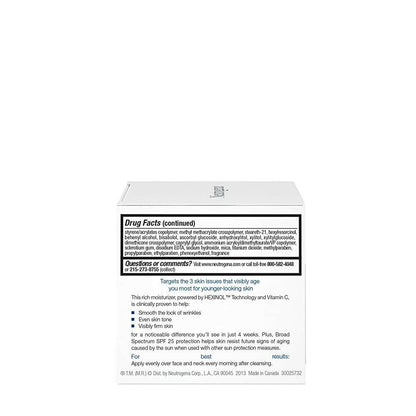 Neutrogena Triple Age Repair Anti Wrinkle Daily Facial Moisturizer With Spf 25