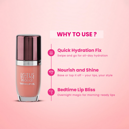 Lotus Make Up Proedit Tinted Lip Oils - Peach