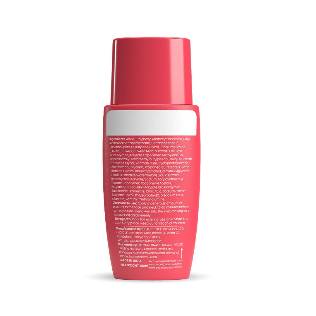 PLIX The Plant Fix Watermelon Tint Twist Color-Adapting Sunscreen For Light Coverage & Instant Glow