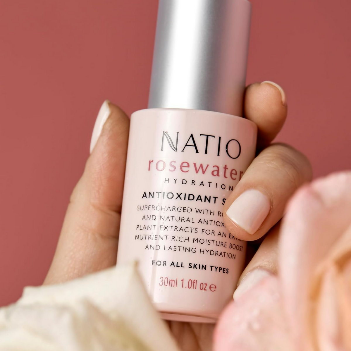 Natio Rosewater Antioxidant Serum