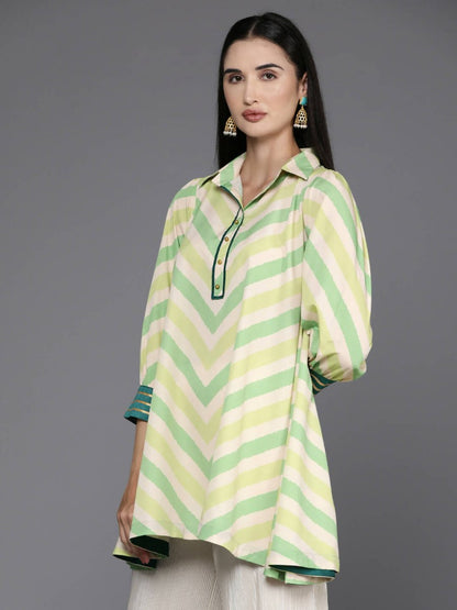 Ahalyaa Women's Traditional wear Tunic - Off White