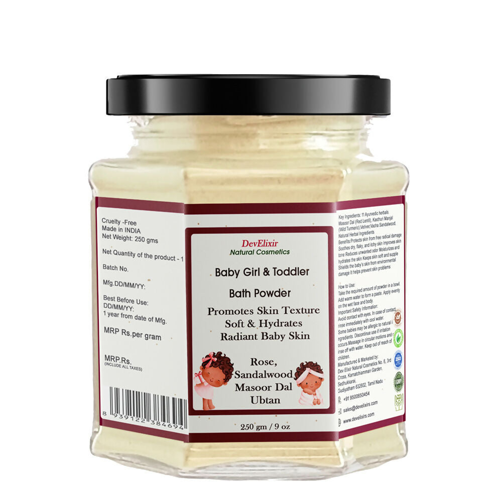 DevElixir Girl Baby Ubtan Natural Bright & Glowing Skin Tone