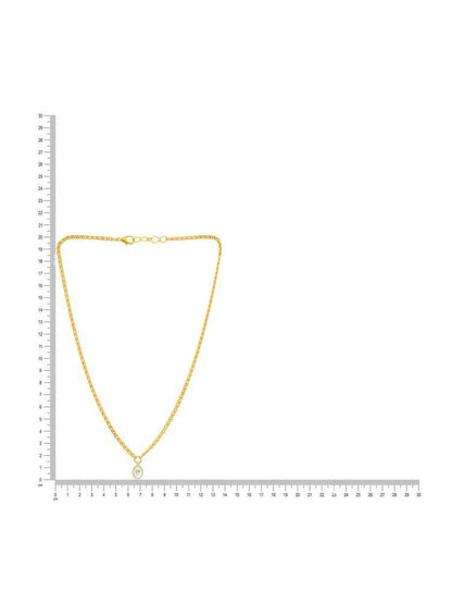 Minimalist Kundan Gold Necklace - Ruby Raang