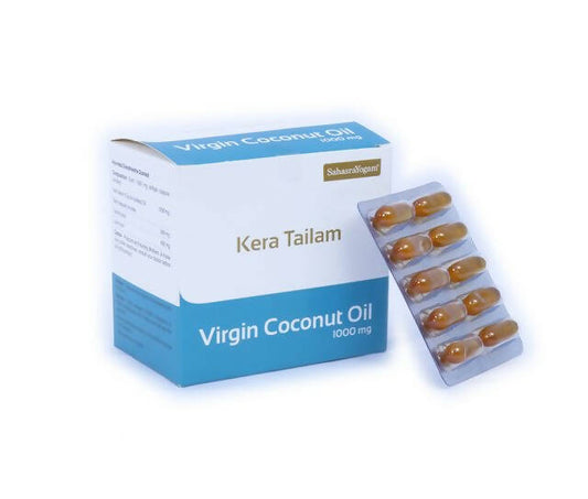 Sahasrayogam Kera Tailam (Virgin Coconut Oil) Capsules