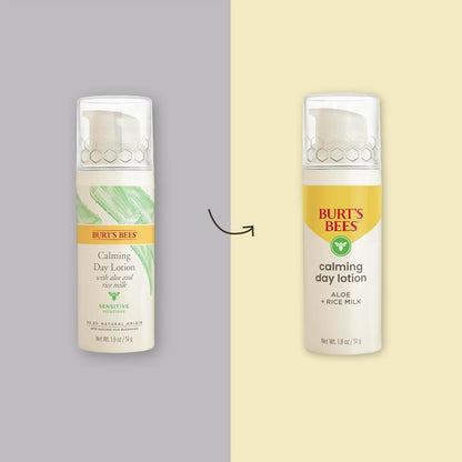 Burt's Bees Calming Day Lotion with Aloe + Rice Milk for Sensitive Skin