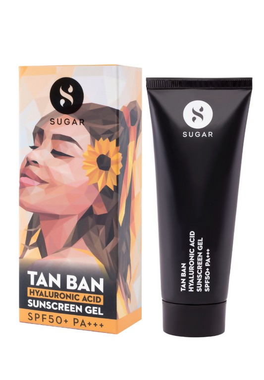 SUGAR Tan Ban Hyaluronic Acid Sunscreen Gel SPF 50+ PA+++