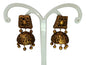 Terracotta Dazzling Temple Jhumkas