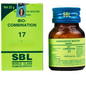 SBL Homeopathy Bio-Combination 17 Tablets