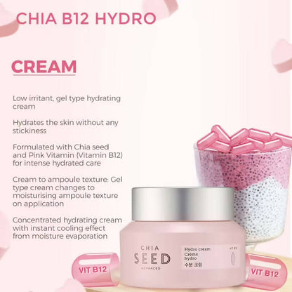 The Face Shop Chia Seed Hydro Cream - Korean Skincare